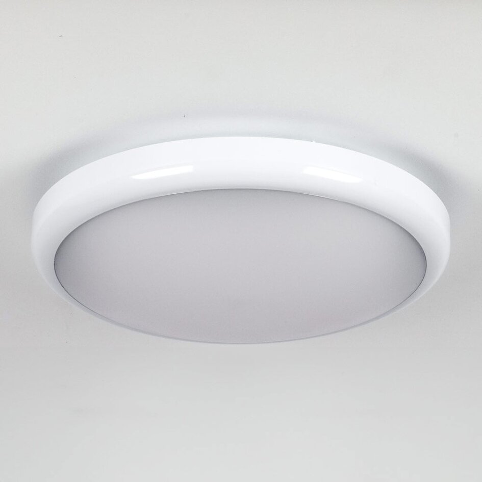 Plafond inkl. nødbelysning og sensor - 15 watt + CCT switch (3000K - 6000K)
