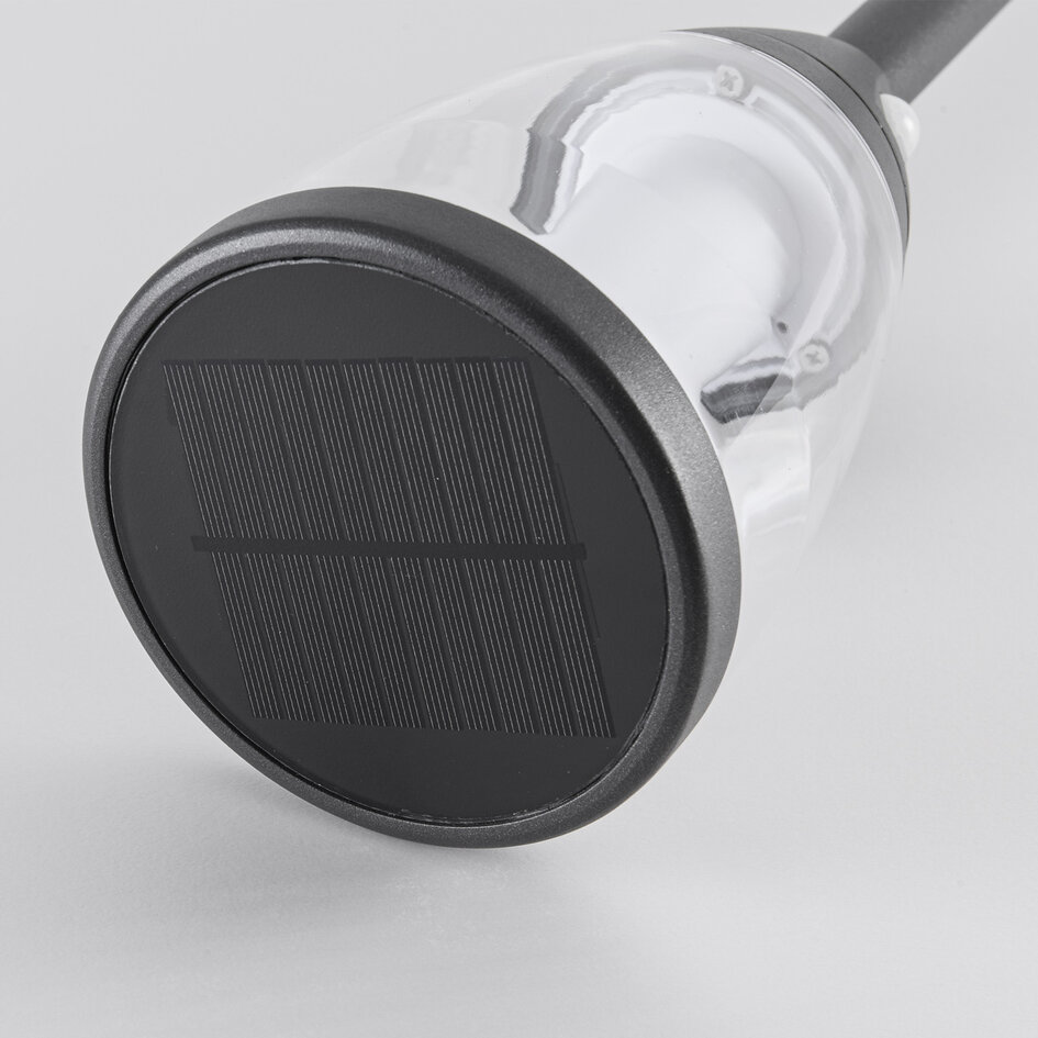 Solcelle stående udendørslampe med sensor Donni