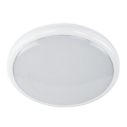 Plafond inkl. nødbelysning  - 15 watt + CCT switch (3000K/4000K/6500K), hvid