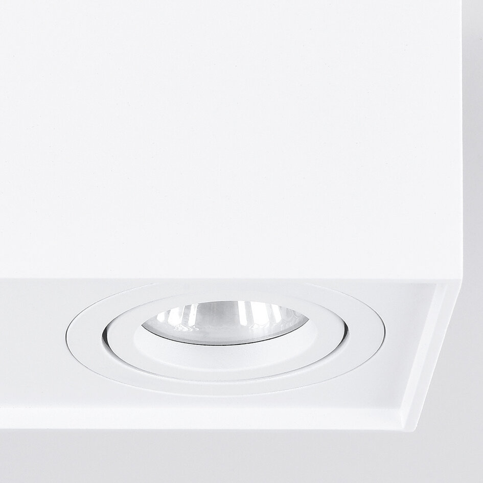 Design spot Timmy, vippbar, 2 lyskilder - hvid