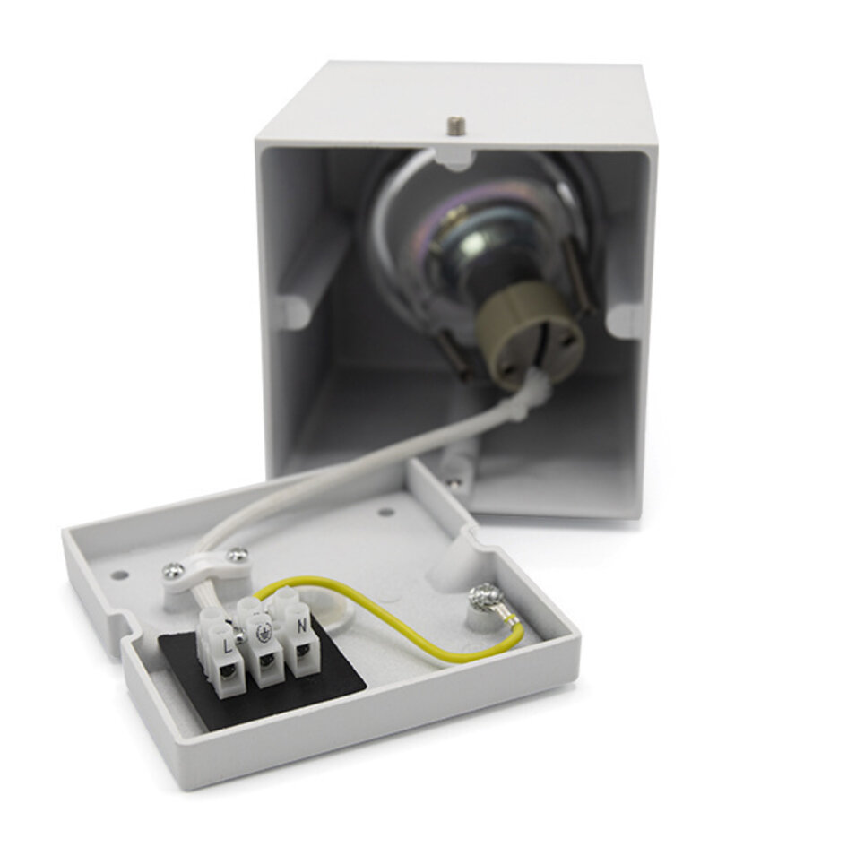 Design spot Carl, vippbar - hvid