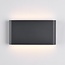 Minimalistisk LED-væglampe, udendørs - Tommy - antracit
