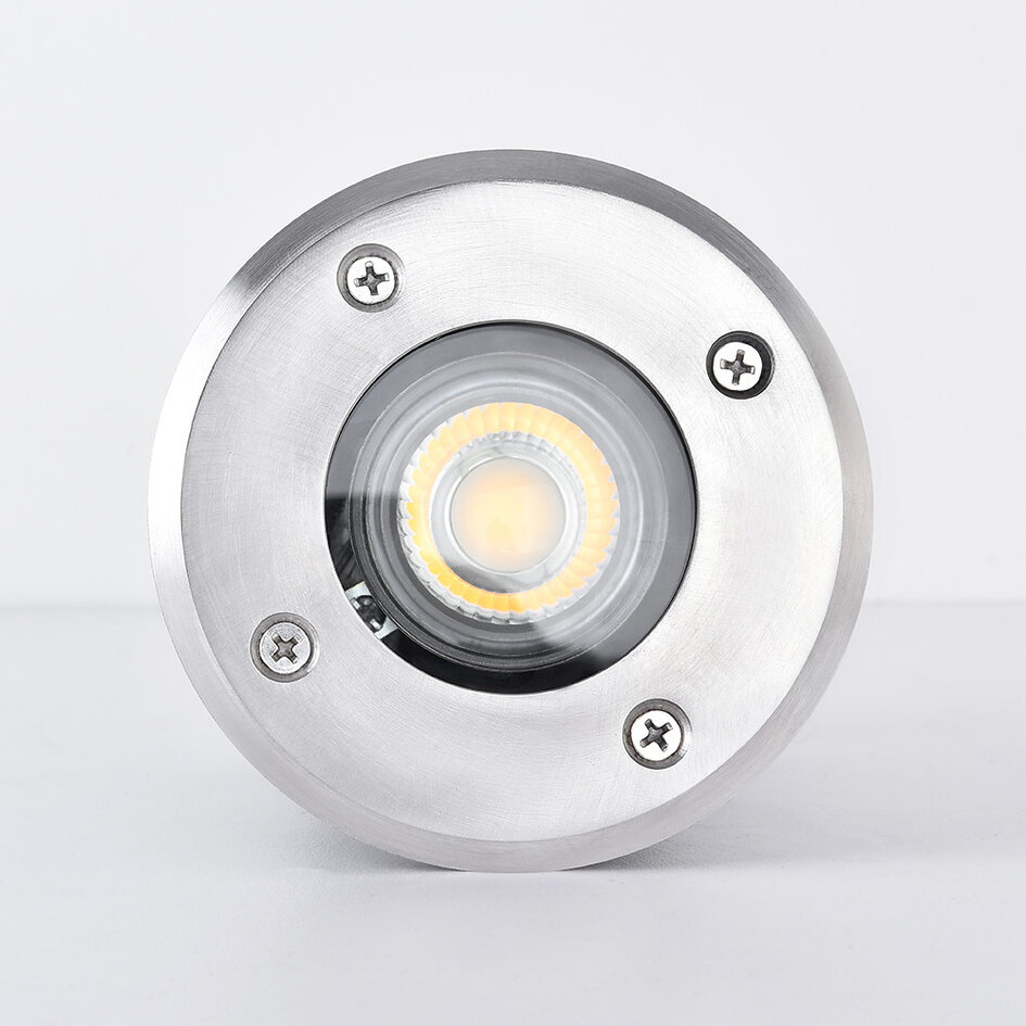 Rundt nedgravningsspot (IP67) - aluminium