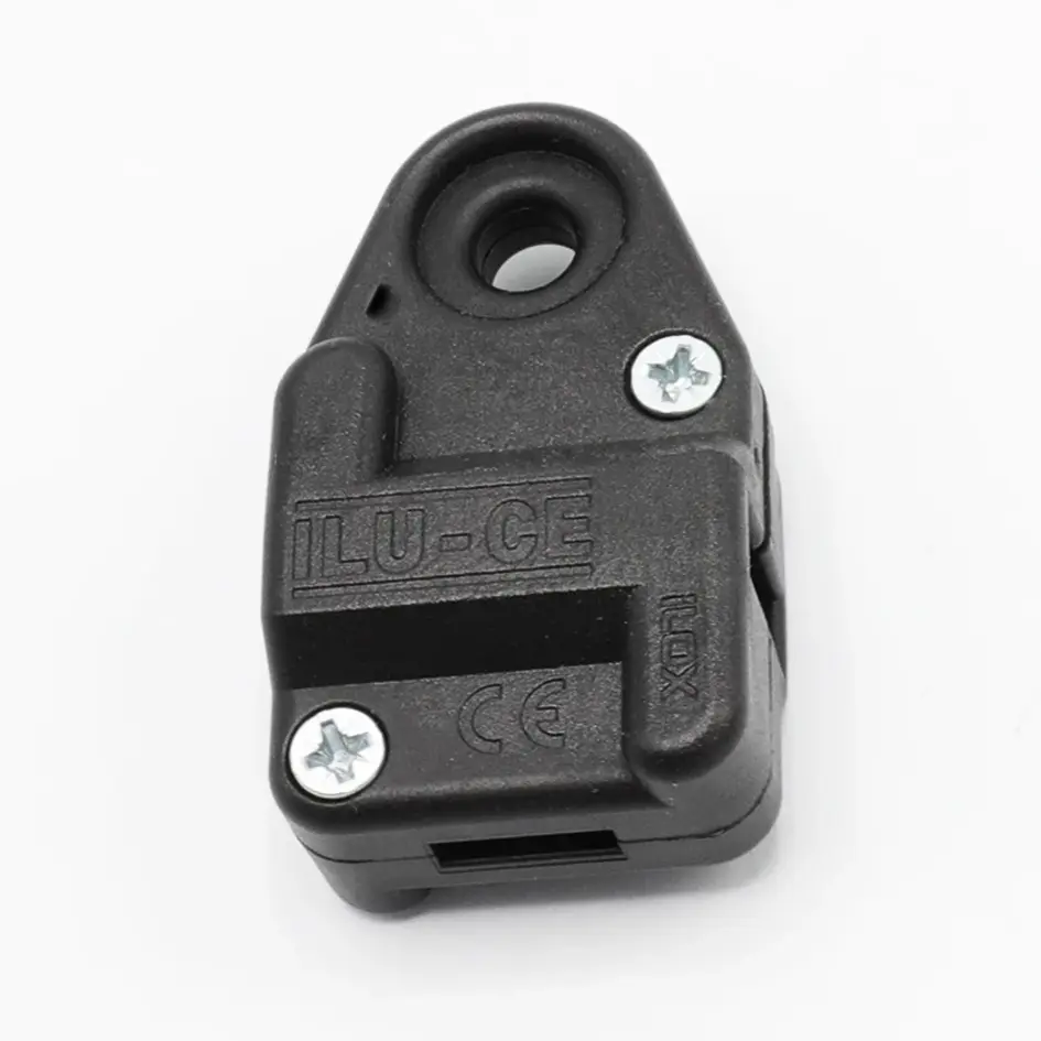 Endestykke med hul til ophængning