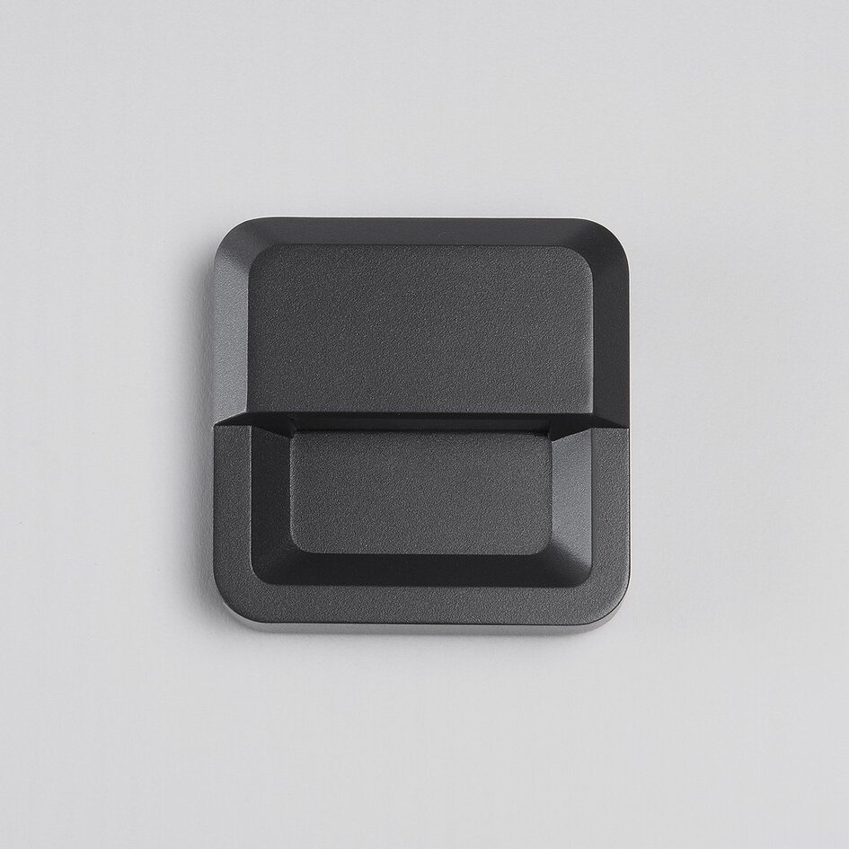 Minimalistisk LED-væglampe, udendørs - Nico - antracit