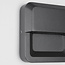 Minimalistisk LED-væglampe, udendørs - Nico - antracit