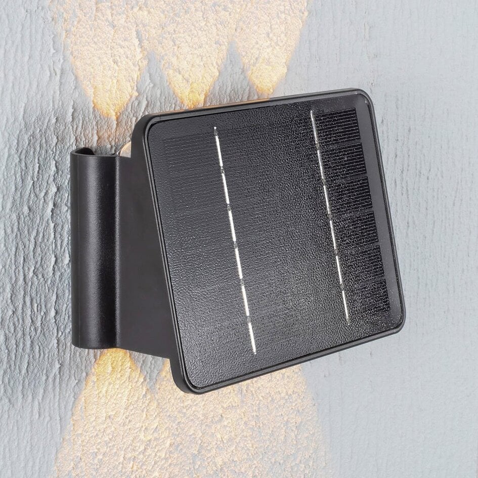 6-lys solcelledrevne væglamper til udendørs brug - Selena