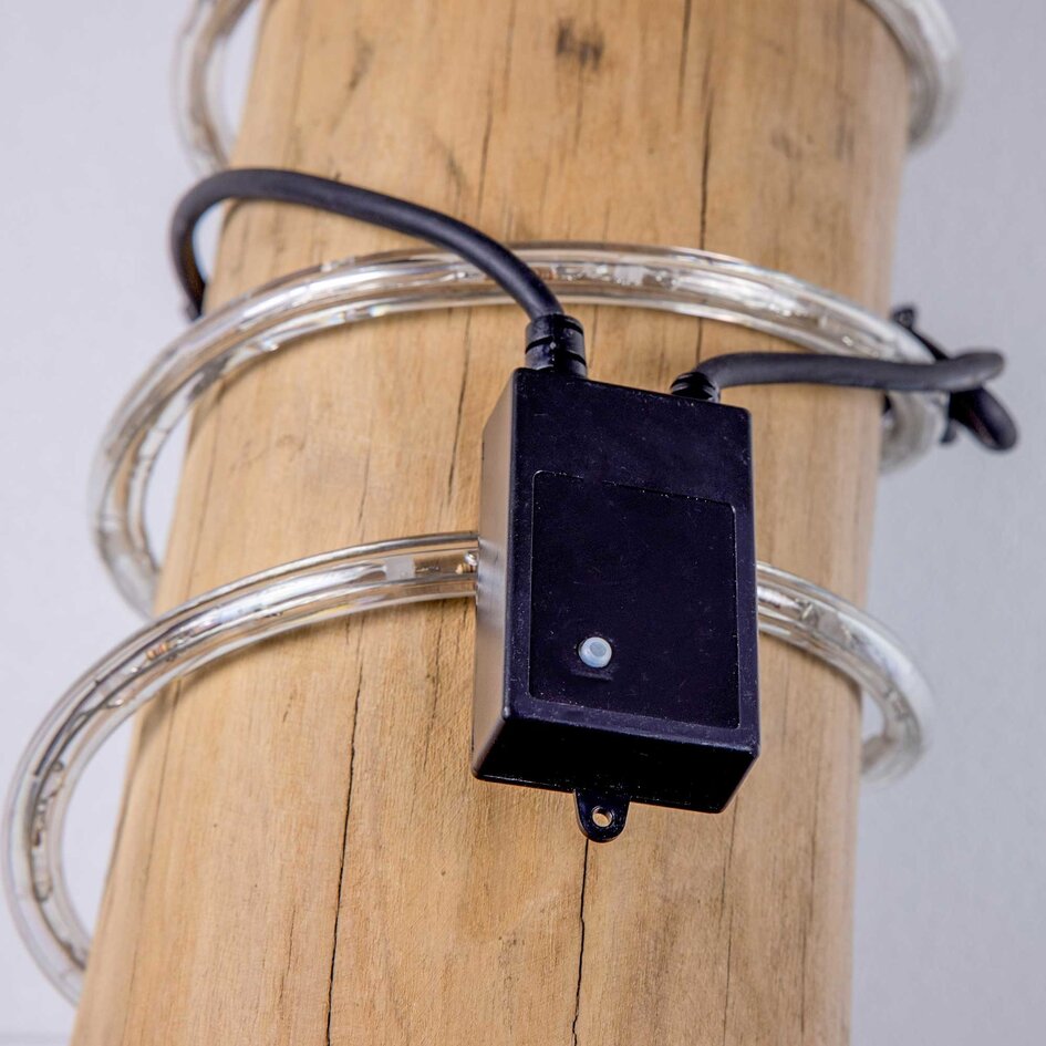 Multifarvet lysslange / LED Rope Light inkl. fjernbetjening - 10 mm, RGB, 10 meter