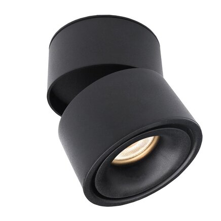 Inden- og udendørs spotlampe, vipbar - Milou - 7 watt, sort