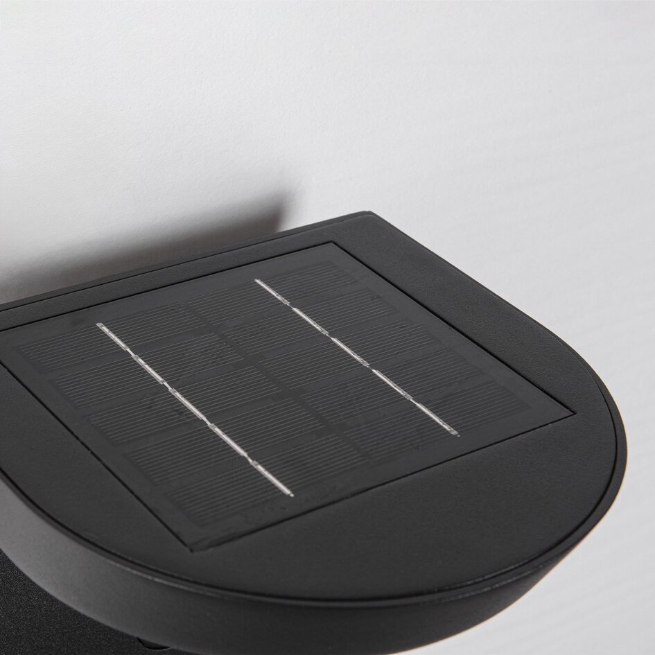 Solcelle væglampe med sensor - Jackson