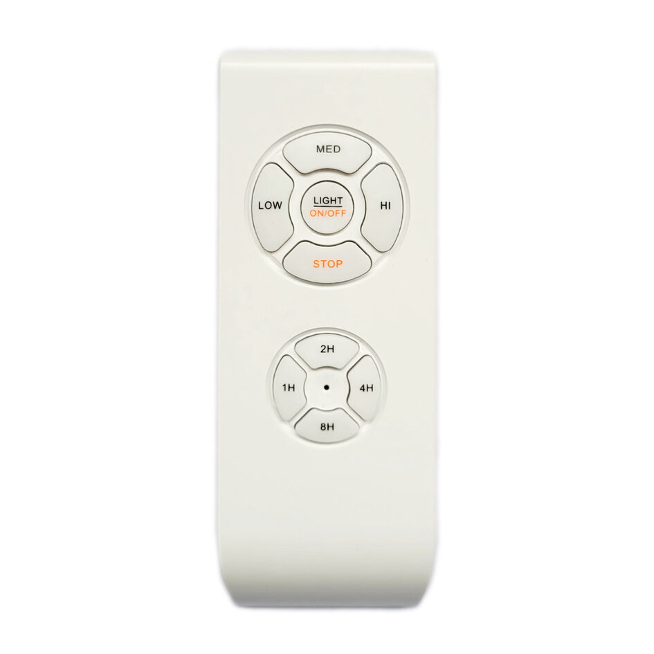 Industriel loftventilator i sort inkl. LED-lys og fjernbetjening - Lorre