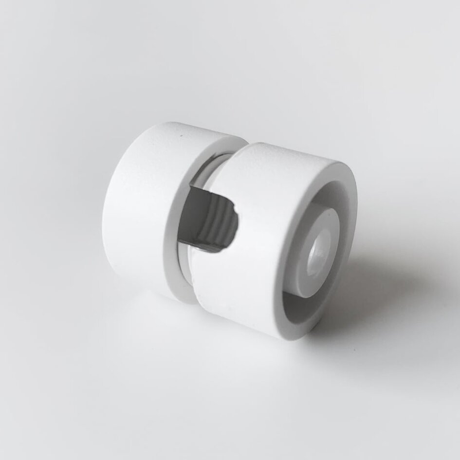 Ledningsophæng til 1-fasede strømskinner - hvid