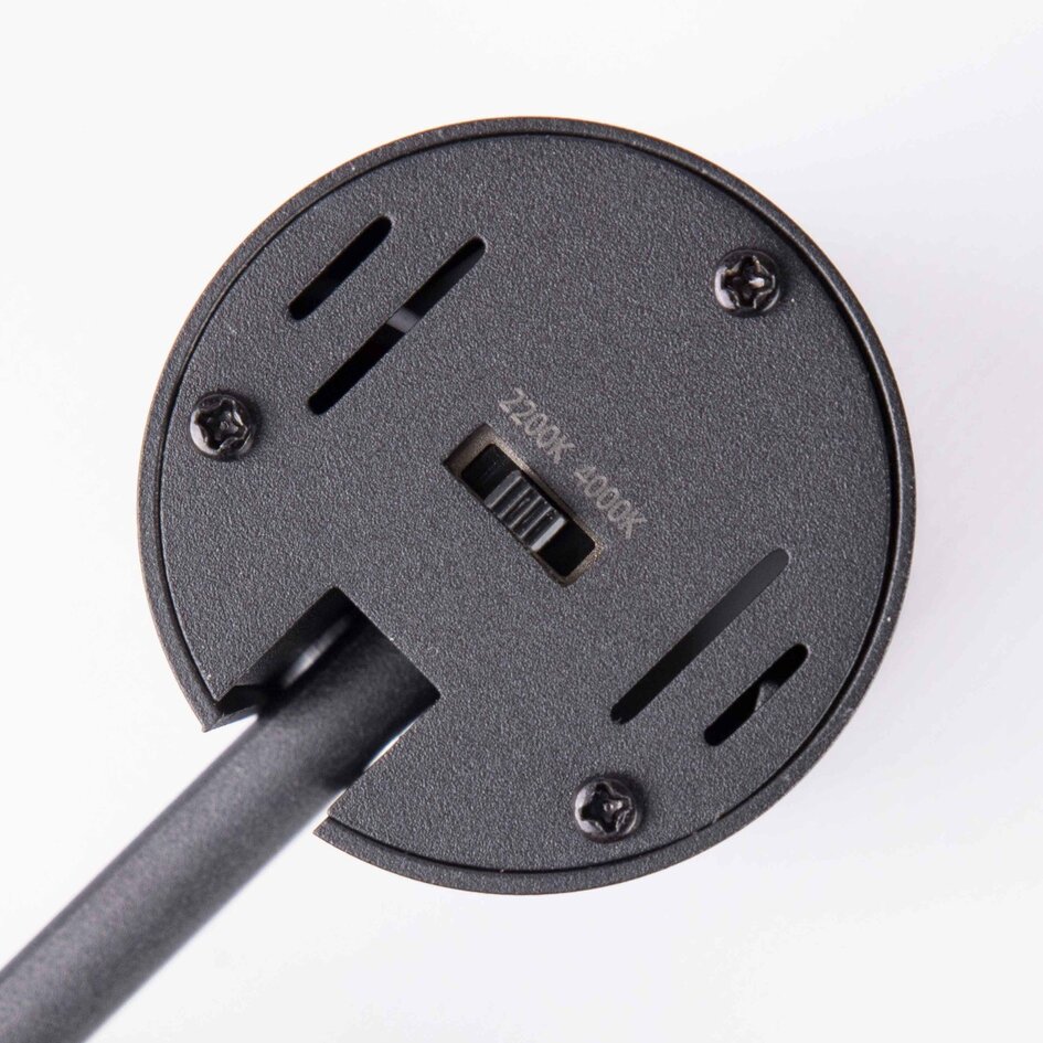 Spot til 1-faset lysskinne, 12W med justerbar farvetemperatur - Jazz