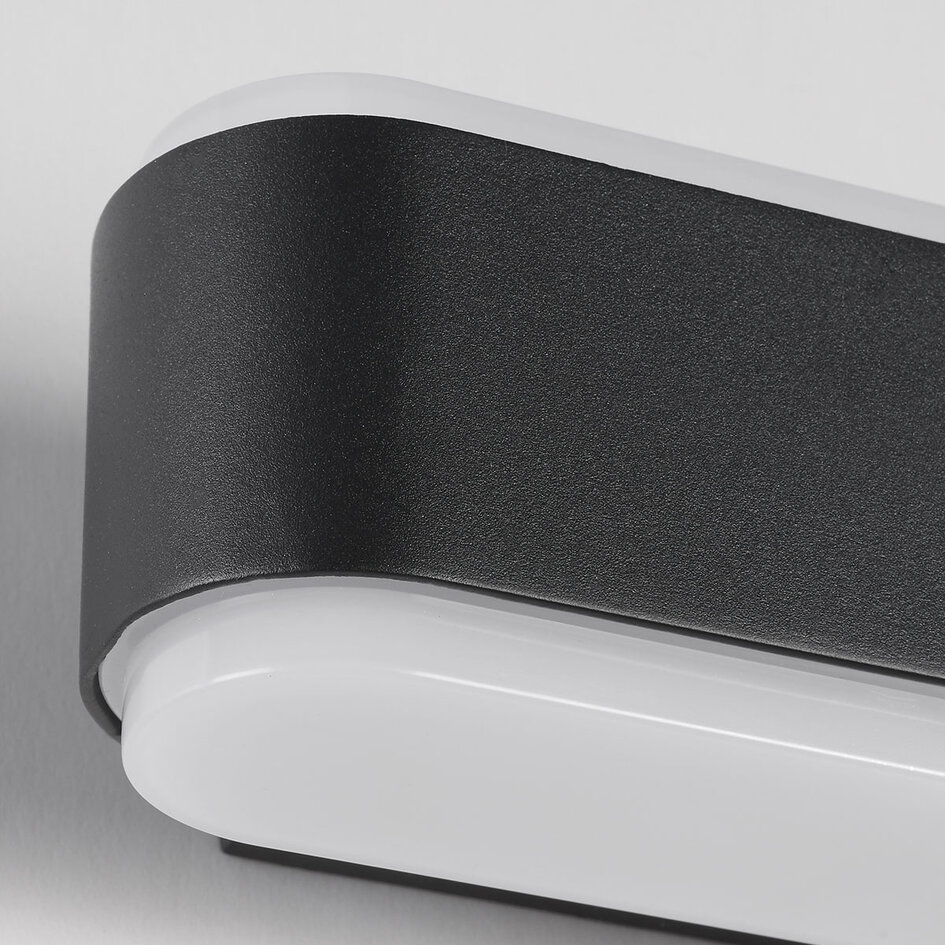 Udendørs væglampe inkl. LED - Cale - sort