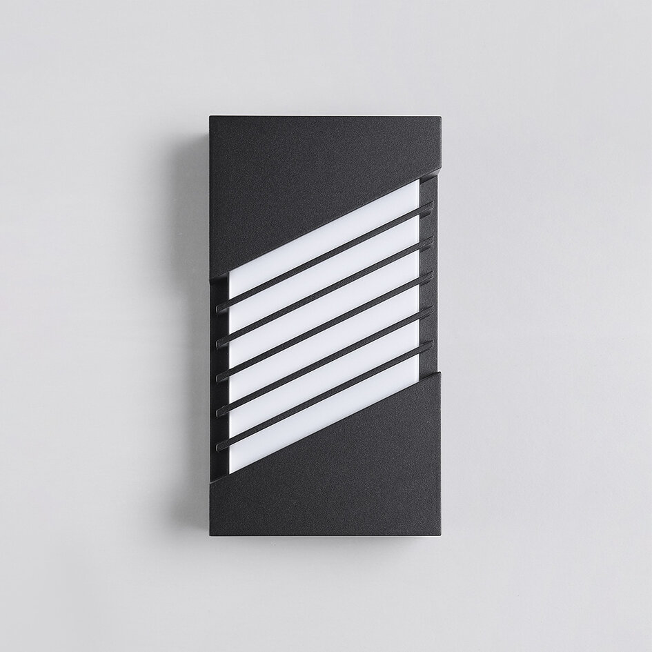 Udendørs væglampe IP44 - Dane - sort