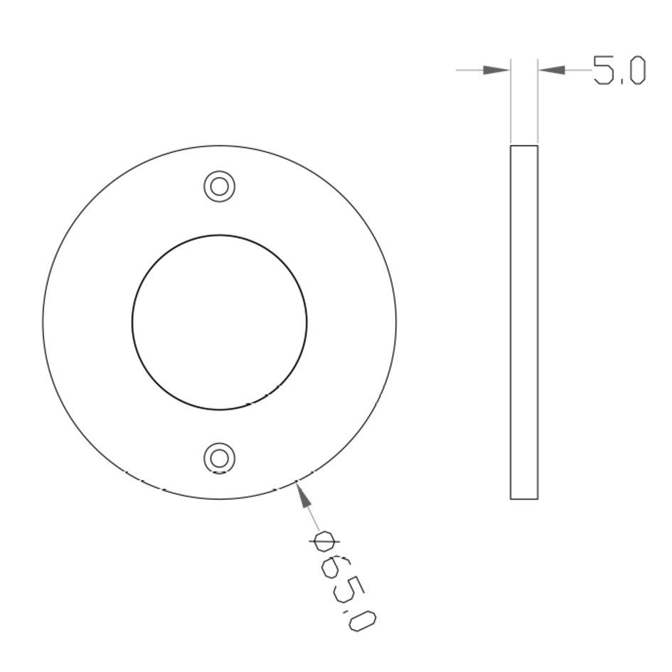 LED-skabsbelysning - Kaya - komplet sæt med 4 spots