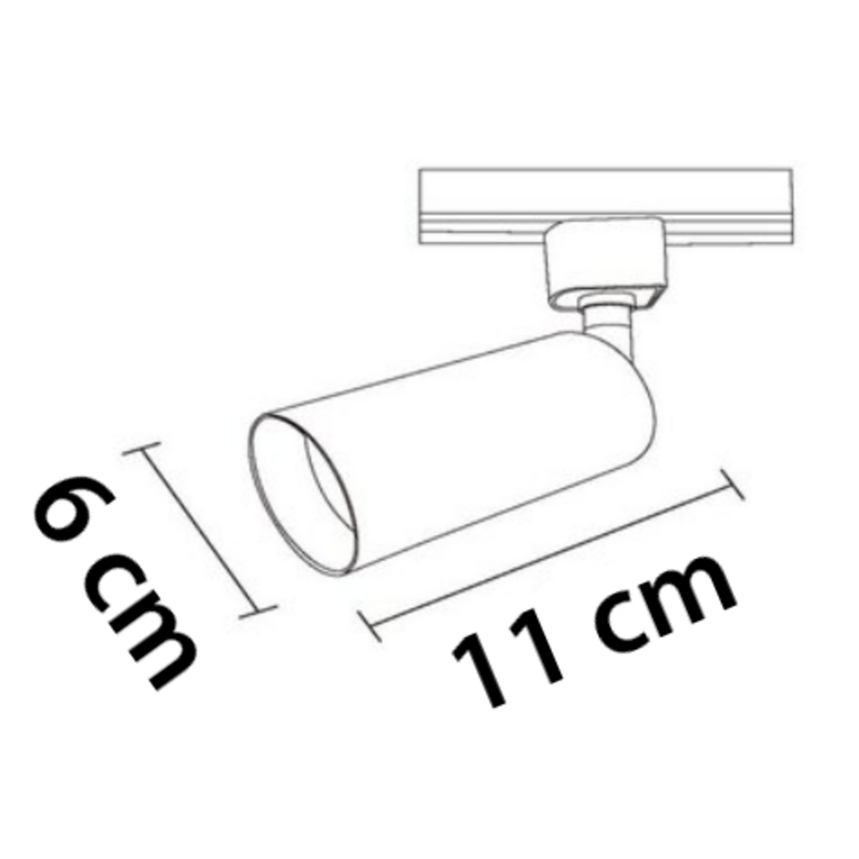 Spot til 1-faset lysskinne - Juno
