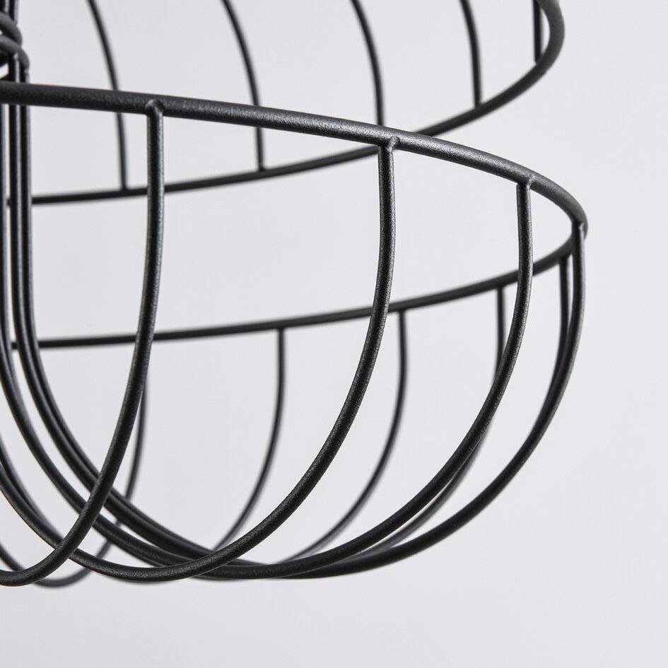 Industriel pendel med sort metal - Hilo