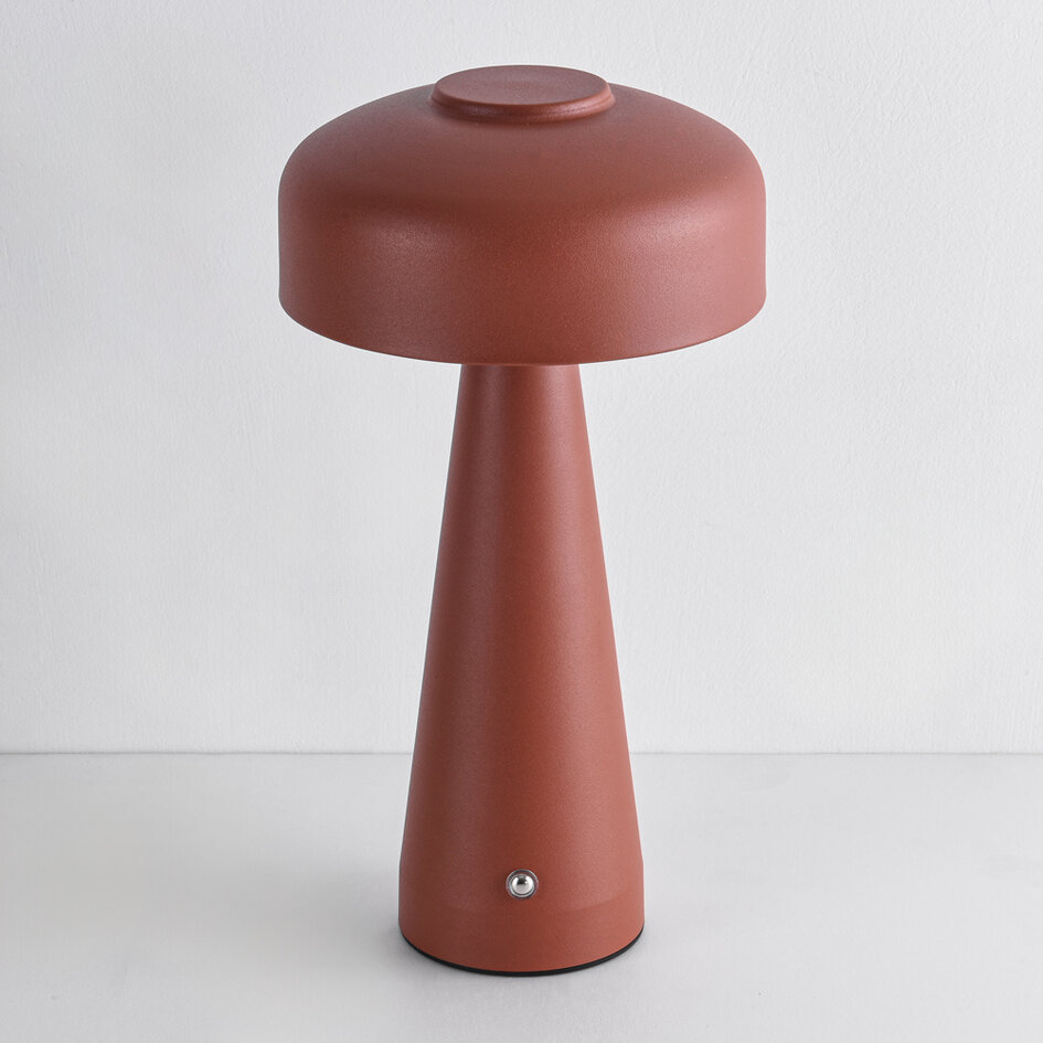 Genopladelig mushroom-lampe med berøringssensor - Soma