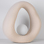 Moderne Wabi Sabi bordlampe Enso - sandbeige 35 x 34 cm
