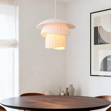 Pendellamper Ume med dobbelt sidehætte - hvid