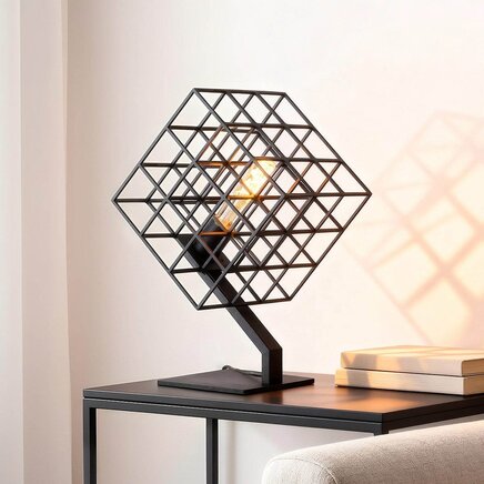 Dekorativ bordlampe - Piazza - sort