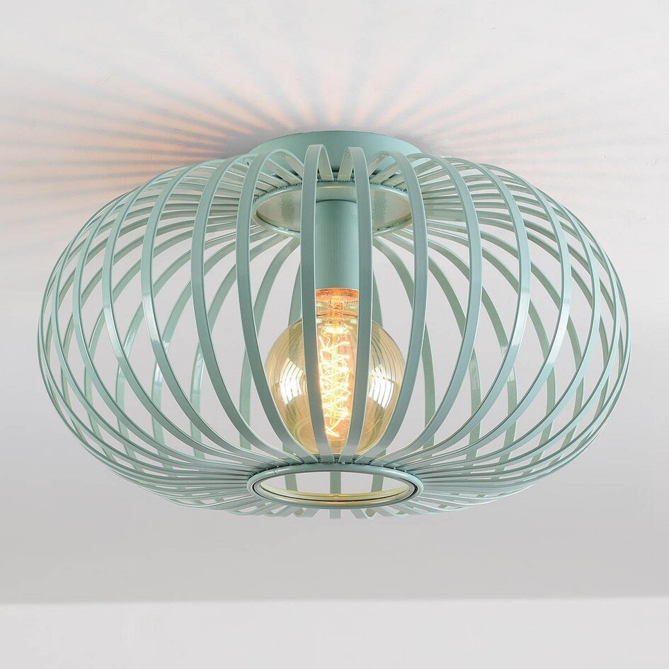 Loftlampe, metal - Fiore - mintgrøn