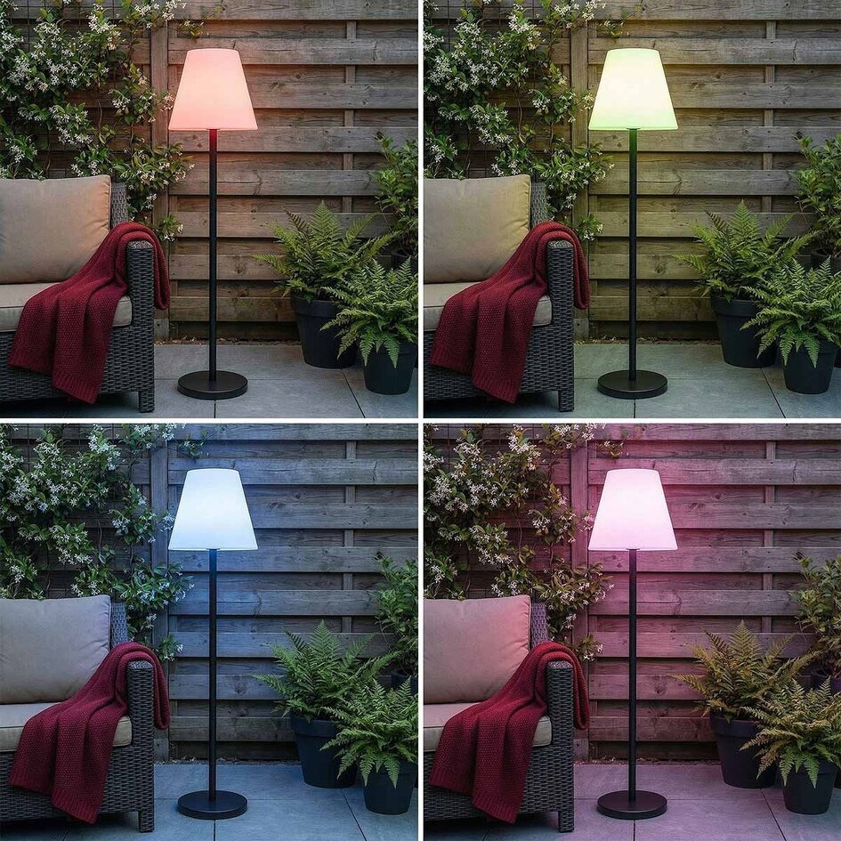 Solcelle stående udendørslampe Verdi - 113 cm