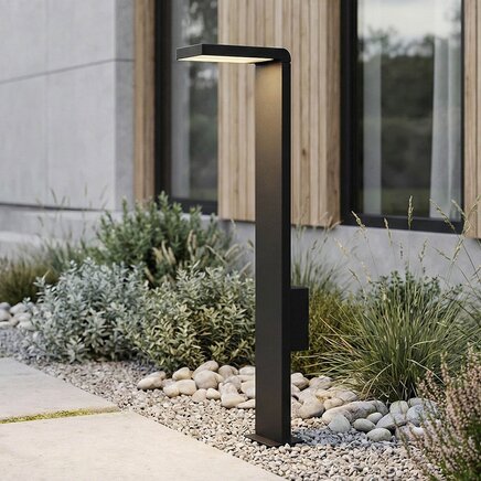 Solcelle bedlampe - Paddy - sort