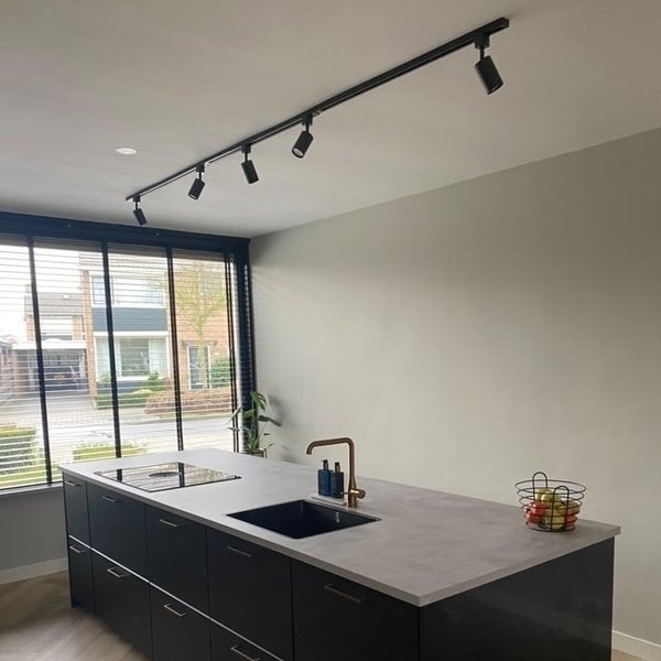 Moderne 1-fase railverlichting voor jouw interieur