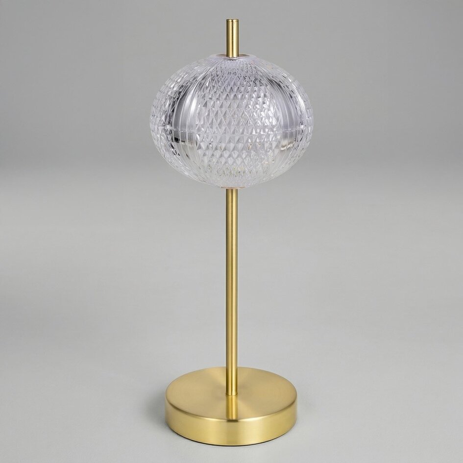 Elegant bordlampe med integreret og dæmpbart LED-lys - Solv