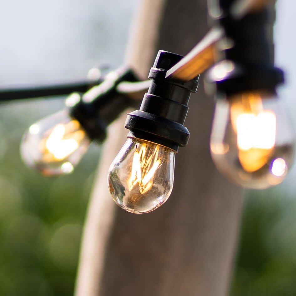 Varmhvid filament LED-pære - 4 watt / Ø44 / dæmpbar