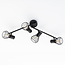 Loftlampe Faith med 4 lyskilder i sort
