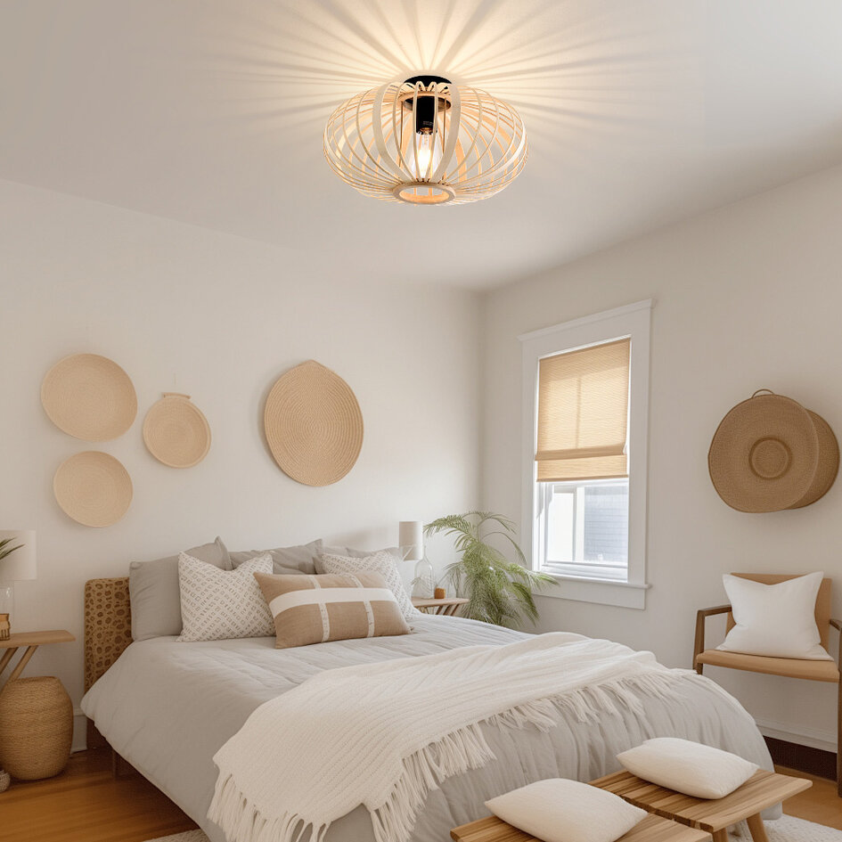 Bambus loftlampe - Beyza