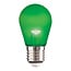 Dæmpbar E27 LED-pære i grøn, 2W
