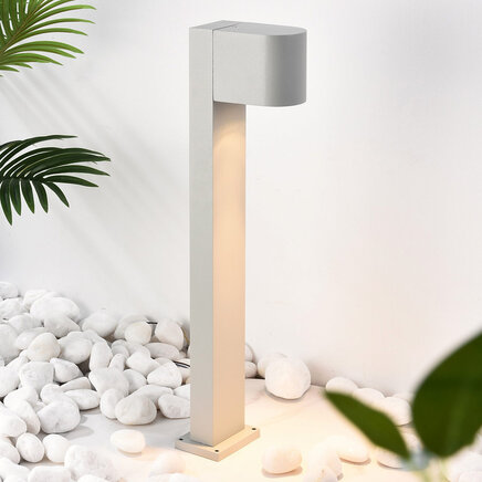 Stående udendørslampe Simone - 50 cm, grå
