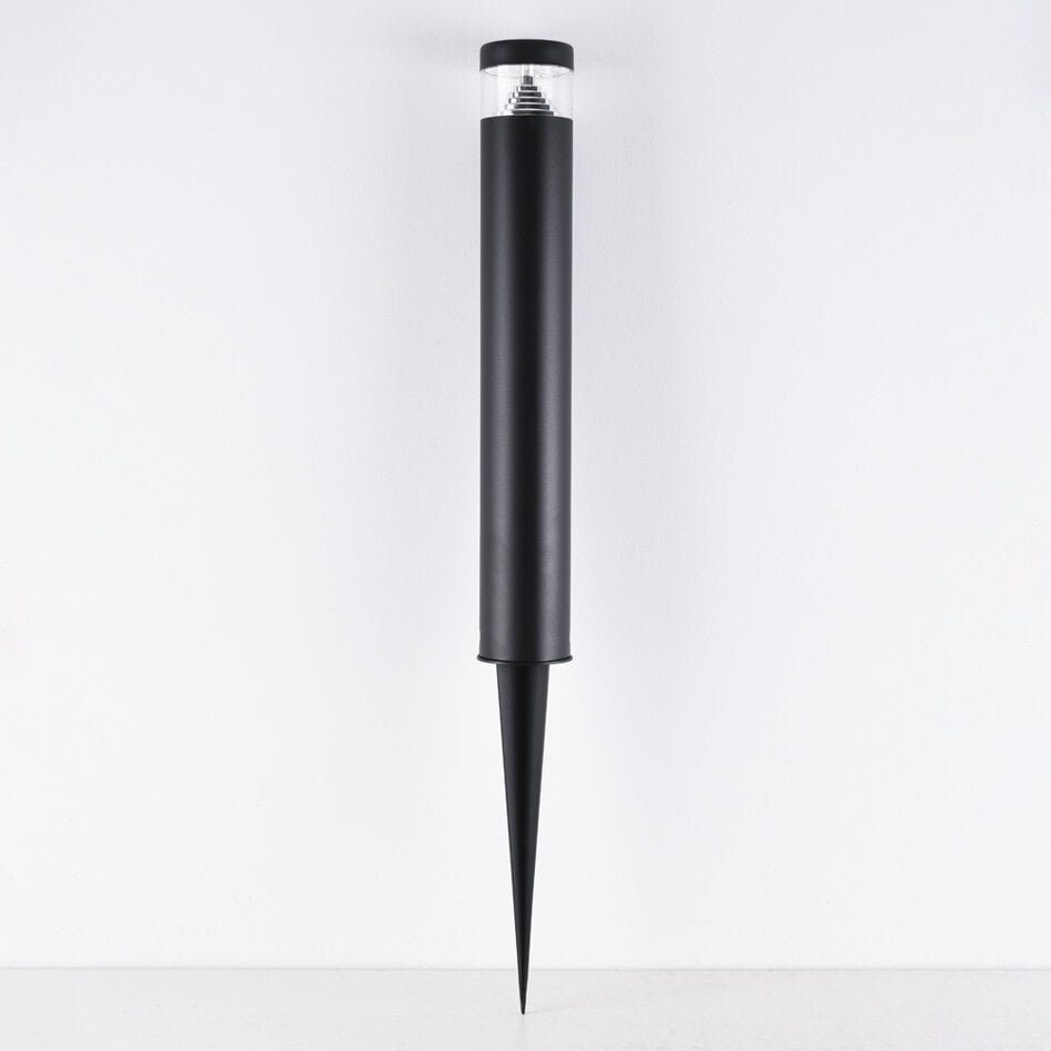 Stående udendørslampe Tadeo med jordspyd - sort