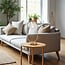 Bordlampe George - guld med transparent glas