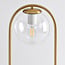Bordlampe George - guld med transparent glas