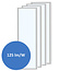 Sæt med 4 LED-paneler, 120 x 30 cm, UGR<22, 24 W, 6500 K – 125 lm/W