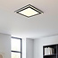 Firkantet loftlampe Noella med to lyskilder, 3-trins dæmpbar