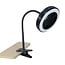 2-i-1 bordventilator med LED og clips - Mani