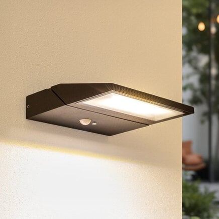 Justerbar solcelle væglampe med sensor - Arietta