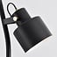 Gulvlampe William med 2 lyskilder i sort med justerbare spots