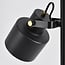 Gulvlampe William med 2 lyskilder i sort med justerbare spots