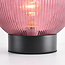 Bordlampe med lilla glas - Inez