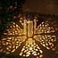 Solcelle bordlampe Devi - bronze med integreret LED