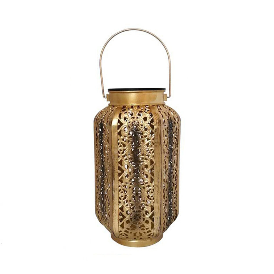 Solcelle bordlampe Devi - bronze med integreret LED