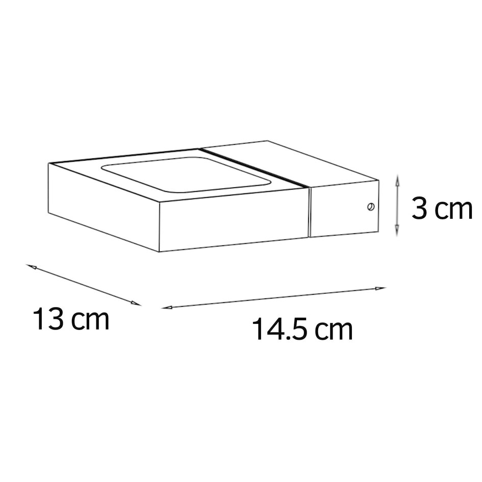 Designer LED-væglampe - Rotterdam - sort