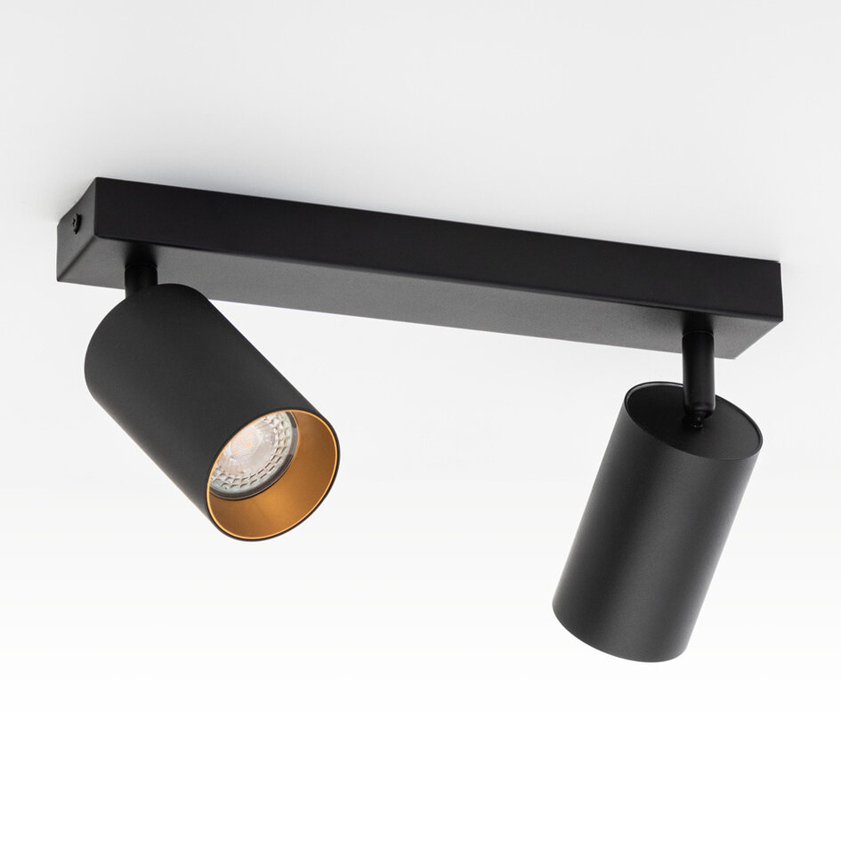 Industriel loftlampe Sol med 2 lyskilder - justerbar